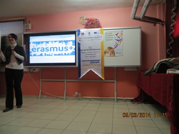 Muş Proje Koordinasyon Merkezi Tarafından Muş İMKB Anadolu Lisesi'nde EURODESK ve Erasmus+ Konulu Bilgilendirme Toplantısı