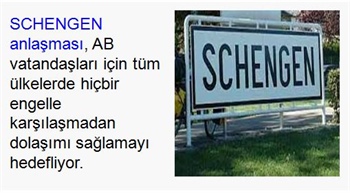 SCHENGEN Anlaşması