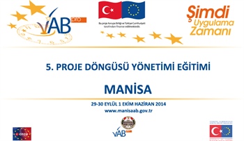 Manisa Valiliği 5. Proje Döngüsü Yönetimi Eğitimi