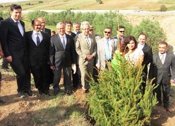 Afyonkarahisar AB Hatıra Ormanı Kuruldu