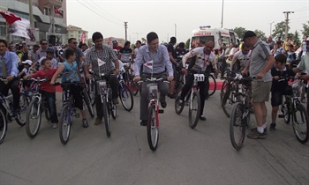 Malatya’da “Avrupa Günü Bisiklet Yarışı” Yapıldı