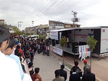 "AB TIR'ı Başkale, Edremit, Özalp, Saray ve Bitlis'i ziyaret etti