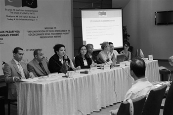 Küçükçekmece Perakende Balık Pazarı'nda AB Standartlarının Uygulanması" Projesi Açılış Toplantısı