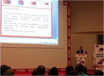 AB Bütünleşme Sürecinde Etkinliklerle Bursa" Projesi Avrupa Birliği Sürecinde Gıda Mevzuatı Konferansı